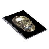 Chrome Skull Spiral Notebook Notizblock (Rechte Seite)