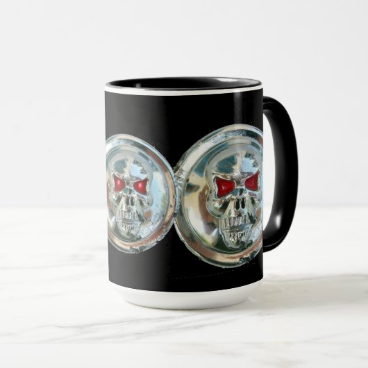CHROME SKULL TASSE (VorderseiteRechts)