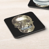 Chrome Skull Untersetzer (Linke Seite)