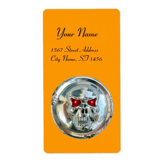 CHROME SKULL Yellow (Vorne)