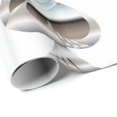 Chrome Spades Wrapping Paper Geschenkpapier (Rolleneckpunkt)