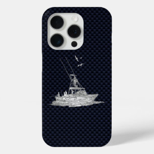 Chrome Sports Fishing auf Kohlenstofffaser Case-Mate iPhone Hülle
