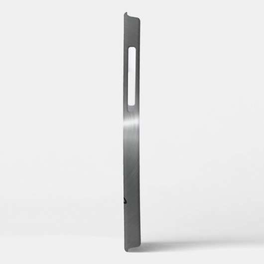 Chrome-Stahlschaum Case-Mate iPhone Hülle (Rückseite / Links)