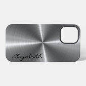 Chrome-Stahlschaum iPhone Hülle (Rückseite (Horizontal))