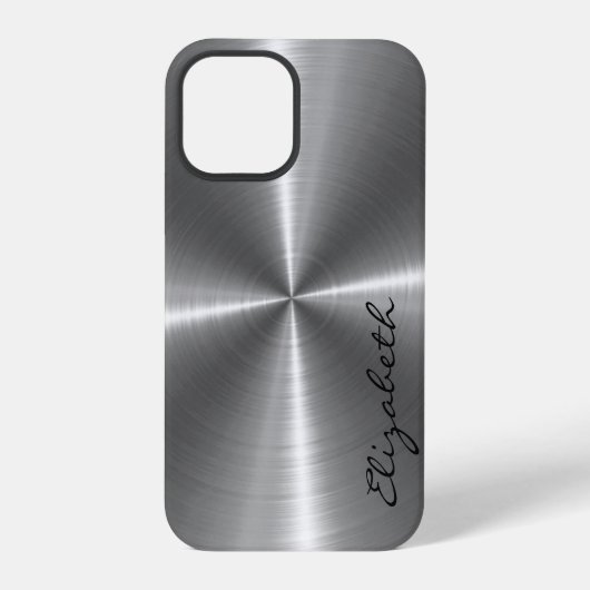 Chrome-Stahlschaum iPhone Hülle (Rückseite)