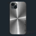 Chrome Stainless Steel Metall Look Case-Mate iPhone Hülle<br><div class="desc">Chrome Stainless Steel Metal Look. Bitte entfernen / ändern Sie "Elizabeth" vor dem Kauf. Design ist auf anderen Produkten erhältlich.</div>