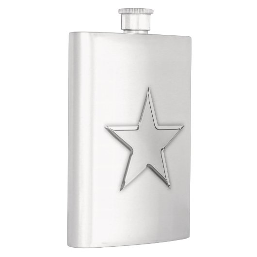 Chrome Star Nautic Print Flachmann (Rechts)