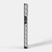 Chrome Steel Diamond Plate iPhone Hülle (Rechte Seite)