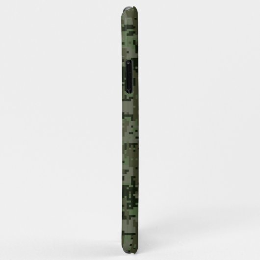 Chrome Style Caduceus Symbol auf Green Camouflage Case-Mate iPhone Hülle (Hinten/Rechts)