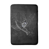 Chrome Style Cancer Zodiac Sign auf Hevelius 1690 Badematte (Vorderseite Vertikal)