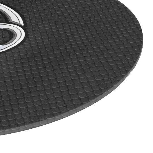 Chrome Style Cancer Zodiac-Symbol Schneidebrett (Ecke)