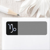 Chrome Style Capricorn Zodiac Sign on Snake Stil (Insitu)