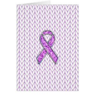 Chrome Style Crystal Pink Ribbon Awareness Stricke