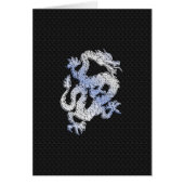 Chrome Style Dragon in Black Snake Skin Print (Vorne)