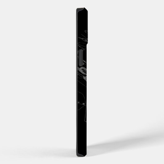 Chrome Style Leo Zodiac Sign on Hevelius Case-Mate iPhone Hülle (Rückseite / Rechts)