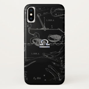 Chrome Style Libra Zodiac-Zeichen auf Hevelius Case-Mate iPhone Hülle
