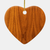 Chrome Style Lighthouse auf Teak Wood Deco Keramik Ornament (Hinten)