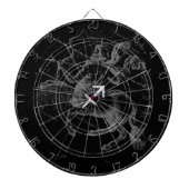 Chrome Style Sagittarius Zodiac-Zeichen auf Heveli Dartscheibe (vorne)