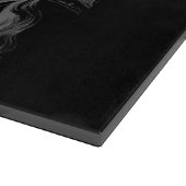 Chrome Style Sagittarius Zodiac-Zeichen auf Heveli Schneidebrett (Ecke)