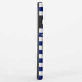 Chrome Style Sailboat auf nautischen Streifen Case-Mate iPhone Hülle (Hinten/Rechts)