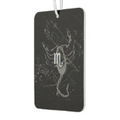 Chrome Style Scorpio Zodiac Sign auf Hevelius Autolufterfrischer (Links)