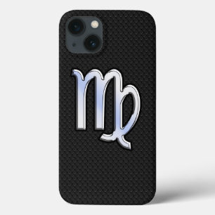 Chrome Style Virgo Zodiac Sign auf Schlangenhaut Case-Mate iPhone Hülle
