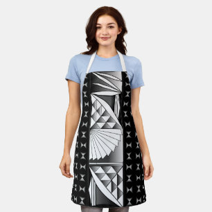 Chrome Sunrise auf Black Schürze