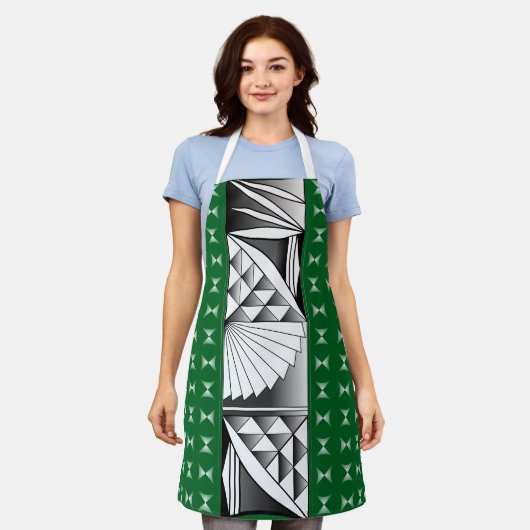 Chrome Sunrise auf Evergreen Schürze (Getragen)