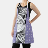 Chrome Sunrise on Dark Blue Schürze (InSitu)