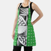 Chrome Sunrise on Green Schürze (InSitu)