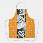 Chrome Sunrise on Orange Schürze (Vorderseite)