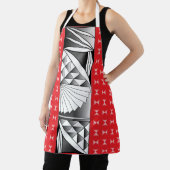 Chrome Sunrise on Red Schürze (InSitu)