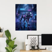 Chrome-Tigerjagd Poster (Heimbüro)