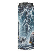 Chrome Truck Lightning Storm Highway Thermosbecher (Rückseite)
