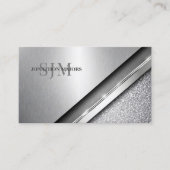 Chrome- und Stone-Monogramm-ID1042 Visitenkarte (Vorderseite)