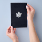 Chrome wie Ahornleaf auf Carbon Fibre Print Flyer (Handgriff)