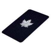 Chrome wie Ahornleaf auf Carbon Fibre Print Magnet (Linke Seite)