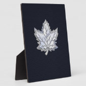 Chrome wie Ahornleaf Carbon Fibre Print Fotoplatte (Seite)