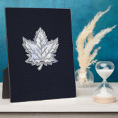 Chrome wie Ahornleaf Carbon Fibre Print Fotoplatte (Seite)