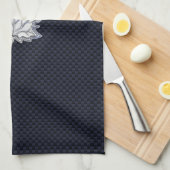 Chrome wie Ahornleaf Carbon Fibre Print Küchentuch (Viertel Falte)