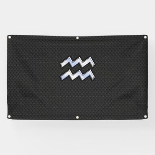 Chrome wie Aquarius Zodiac in der Schlangenhaut Banner