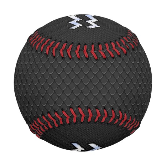 Chrome wie Aquarius Zodiac in der Schlangenhaut Baseball (Rückseite)