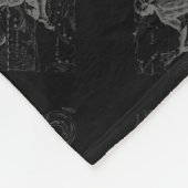 Chrome wie Aquarius Zodiac-Zeichen auf Hevelius 16 Fleecedecke (Ecke)