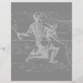Chrome wie Aquarius Zodiac-Zeichen auf Hevelius Flyer (Hinten)