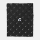 Chrome wie Aries Zodiac Sign auf Hevelius Fleecedecke (Vorderseite)