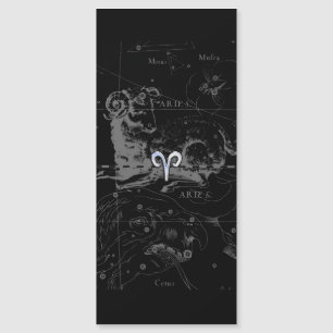 Chrome wie Aries Zodiac Sign auf Hevelius Magnetkarte