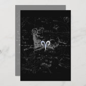 Chrome wie Aries Zodiac Signus Vintag Hevelius (Vorne/Hinten)