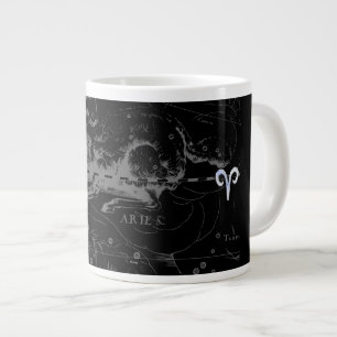 Chrome wie Aries Zodiac Symbol auf Hevelius 1690 Jumbo-Tasse