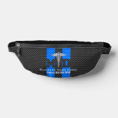 Chrome wie Caduceus Medical Symbol mit Text MD Bauchtasche (Ablage )