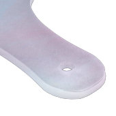 Chrome wie Caduceus Medical Symbol Mother Pearl D Schneidebrett (Ecke)